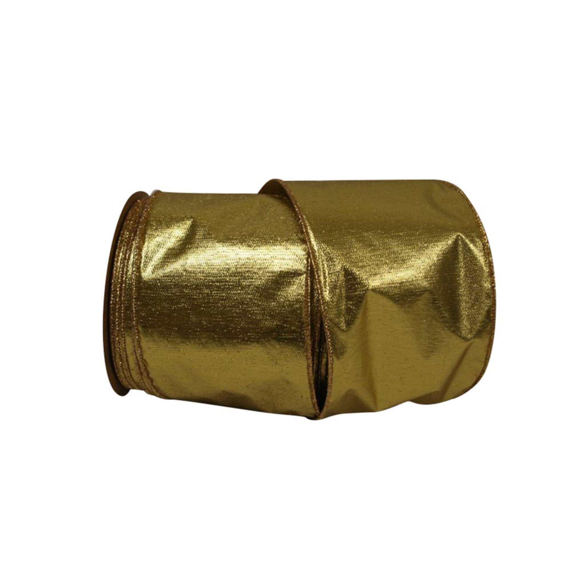JAM Paper 25yd. Gold Shimmer Commercial Heavy Wired Ribbon